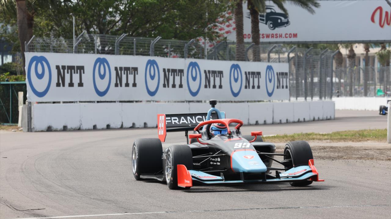 Ernie Francis Jr. - INDY NXT By Firestone Grand Prix of St. Petersburg - By: Chris Owens -- Photo by: Chris Owens